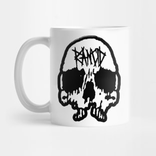 skull rncd black type Mug